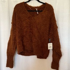 Free People Rust Sweater